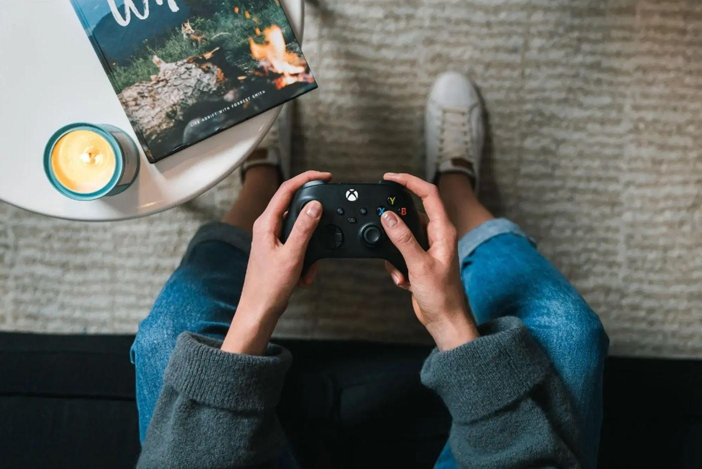 Microsoft QAT-00007 Xbox Wireless Controller f/ Xbox Series X, Xbox Series S, Xbox One, Windows Devices - Carbon Black