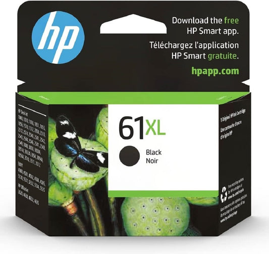 HP 61XL High Yield Black Ink Cartridge 2-Pack