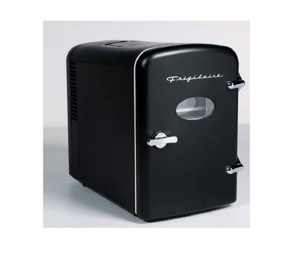 Frigidaire 9-Can & 5-liter Retro Mini Refrigerator Beauty Cooler Black EFMIS173-BLACK