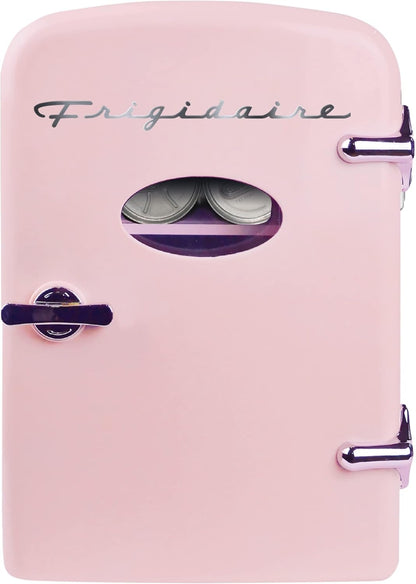 Frigidaire Retro 6-cans or 4 liter Portable Mini Fridge Pink EFMIS129-B-PINK