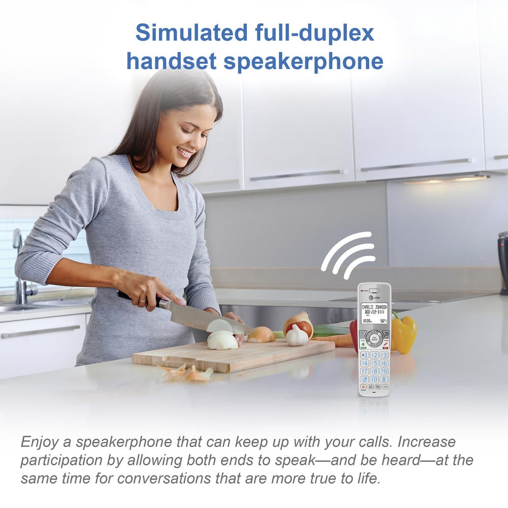 AT&T 3-Handset Answering System with Connect to Cell DL72350