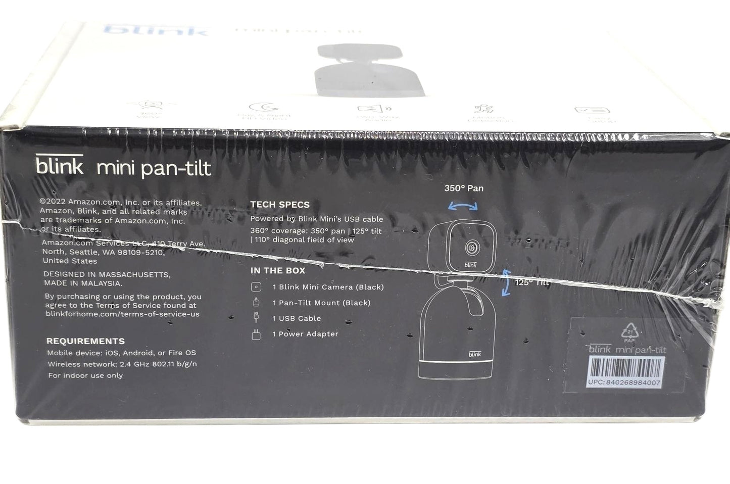 Blink Bundle: Wired Floodlight Camera + Pan-Tilt Indoor Cam + Video Doorbell 2