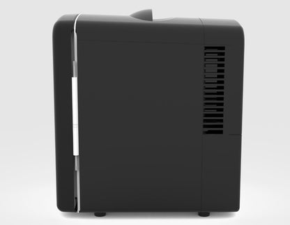 Frigidaire 18 in. 6-Can 4-Liter Mini Beverage Cooler in Black EFMIS186-B-BLACK, Includes 110V home power cord & 12V DC car adapter