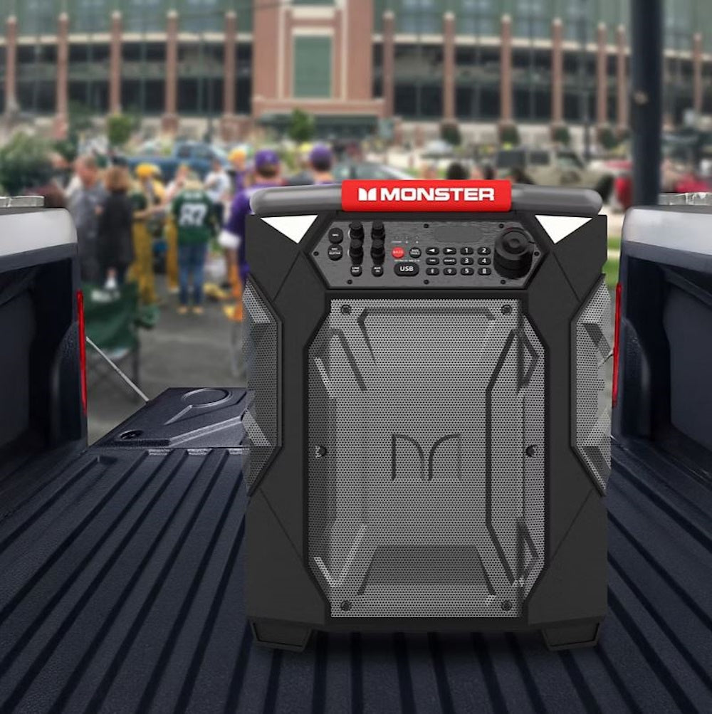 Monster Rockin' Roller 300 Indoor/Outdoor Portable Bluetooth Speaker MNRR300