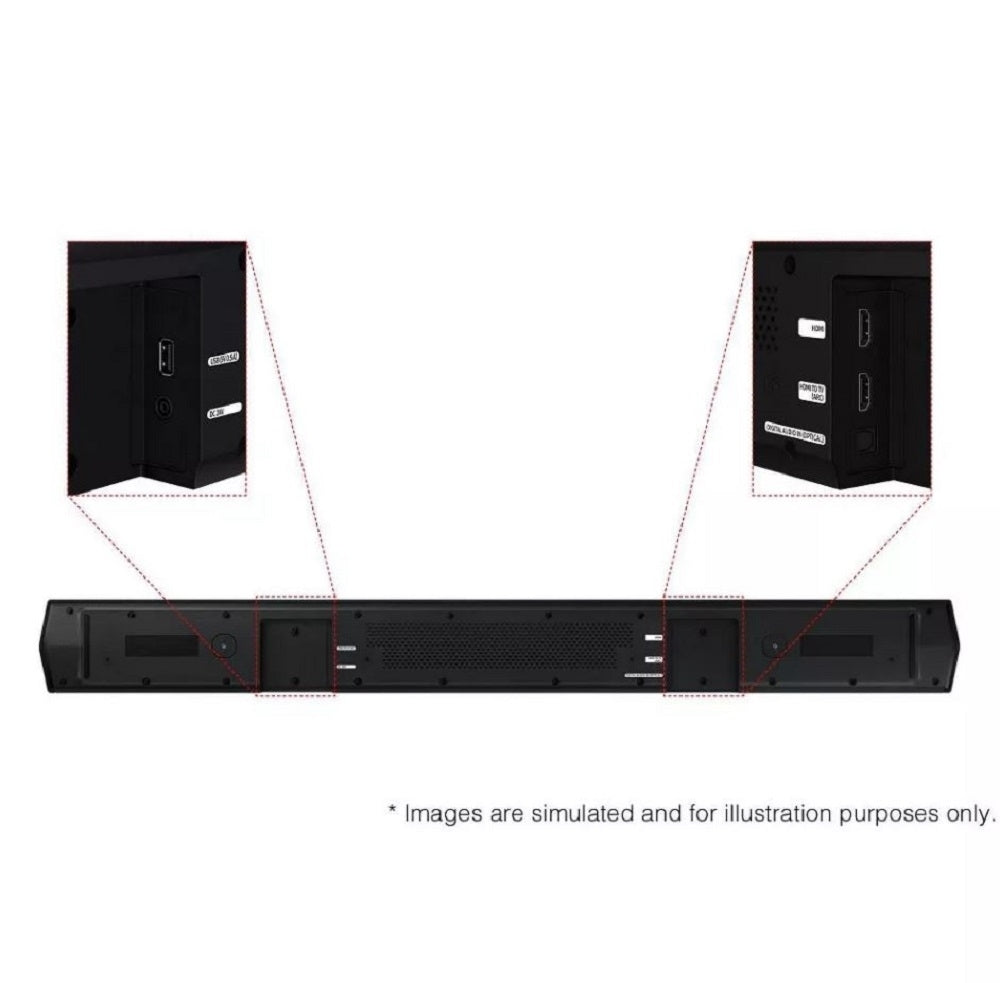 Samsung 5.1ch. Soundbar Bass Boost & Wireless Sub 220W DTS Virtual:X  HW-B73MD/ZA