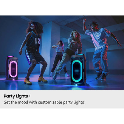 Samsung MX-ST40F/ZA Sound Tower 160W Portable Party Speaker with Built In Battery, Up to 12x Hrs of Battery Life, Up to 160W, Dynamic Party Lights+ & DJ Effects