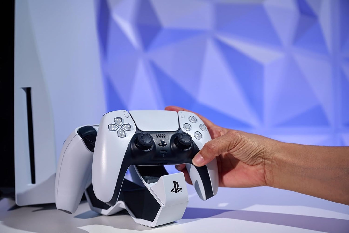 PowerA Twin Charging Station for PlayStation 5 DualSense Controller: USB Wall Charger