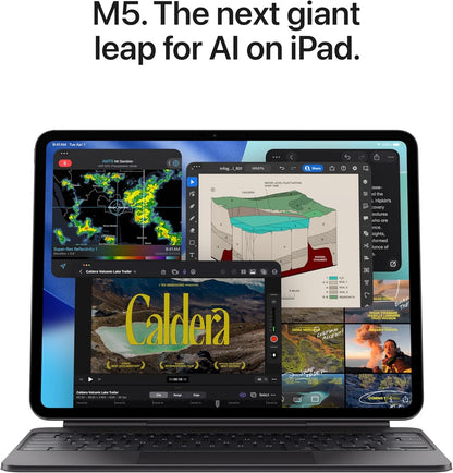 Apple - 13-inch iPad Pro M5 chip Wi-Fi 256GB with OLED - Silver MDYK4LL/A