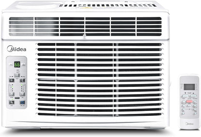 Midea 5,000 BTU Window Air Conditioner, Cools up to 150 Sq. Ft., Remote MAW05R1BWT-A