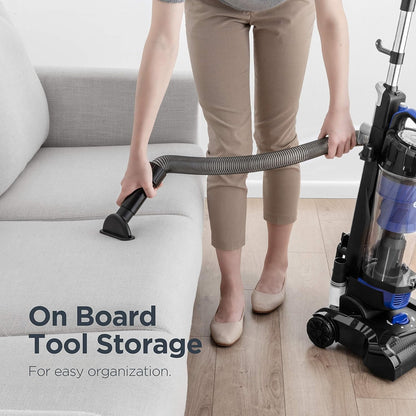 Eureka PowerSpeed Lightweight Powerful Pet Upright Vacuum Cleaner, for Carpet and Hard Floor NEU280 Blue