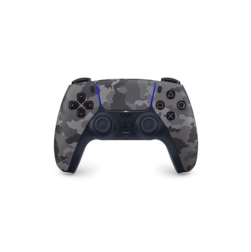 Sony Playstation 5 Slim Disc Console Bundle with Gray Camo Controller and Charging Station