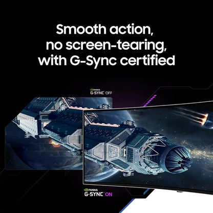 Samsung 49" 1440p 240Hz, 0.03ms Odyssey (G93SC) Series QD-OLED Curved Gaming Monitor LS49CG932SNXZA
