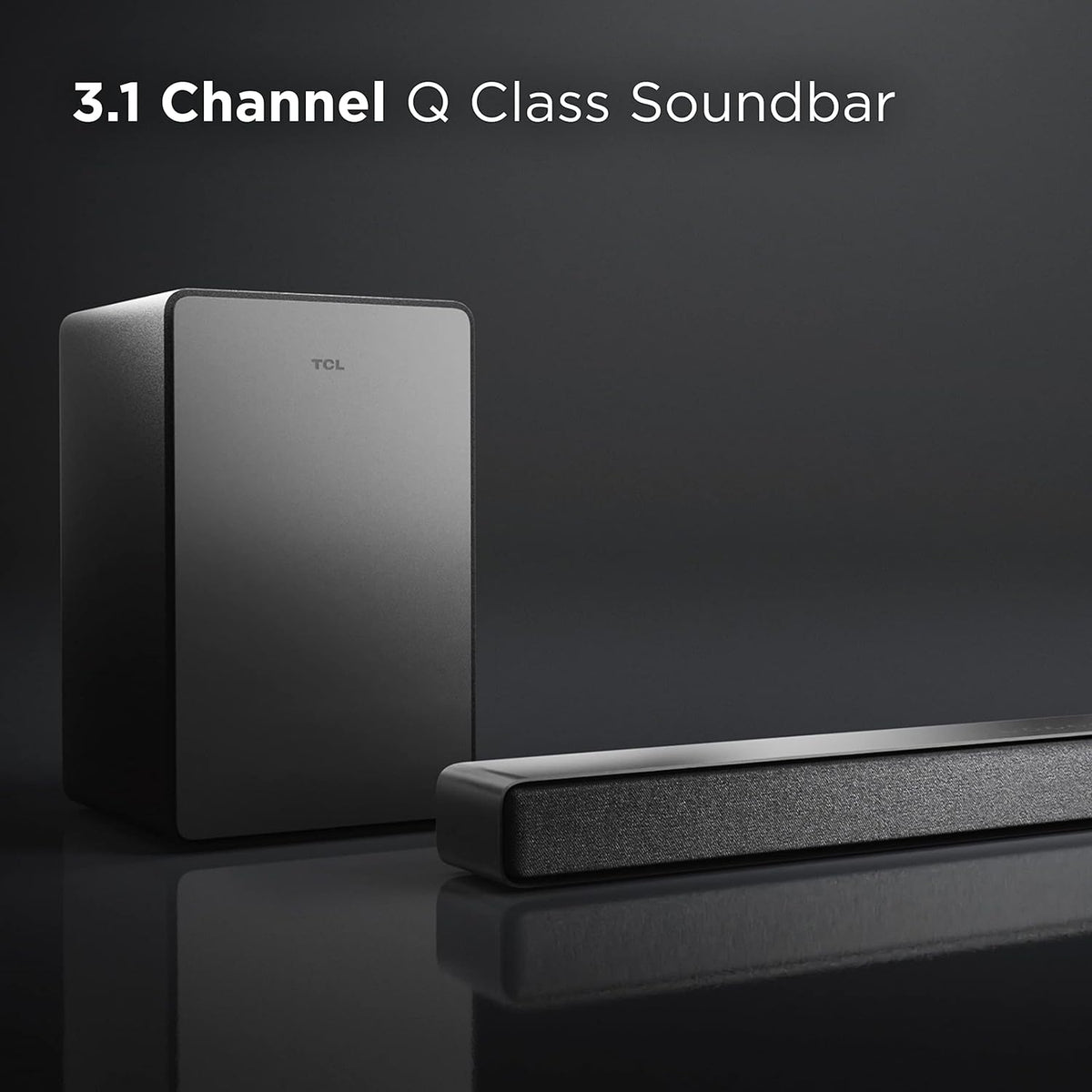 TCL Q Class Premium 3.1 Ch Sound Bar with Subwoofer DTS Virtual:X - Black Q6310