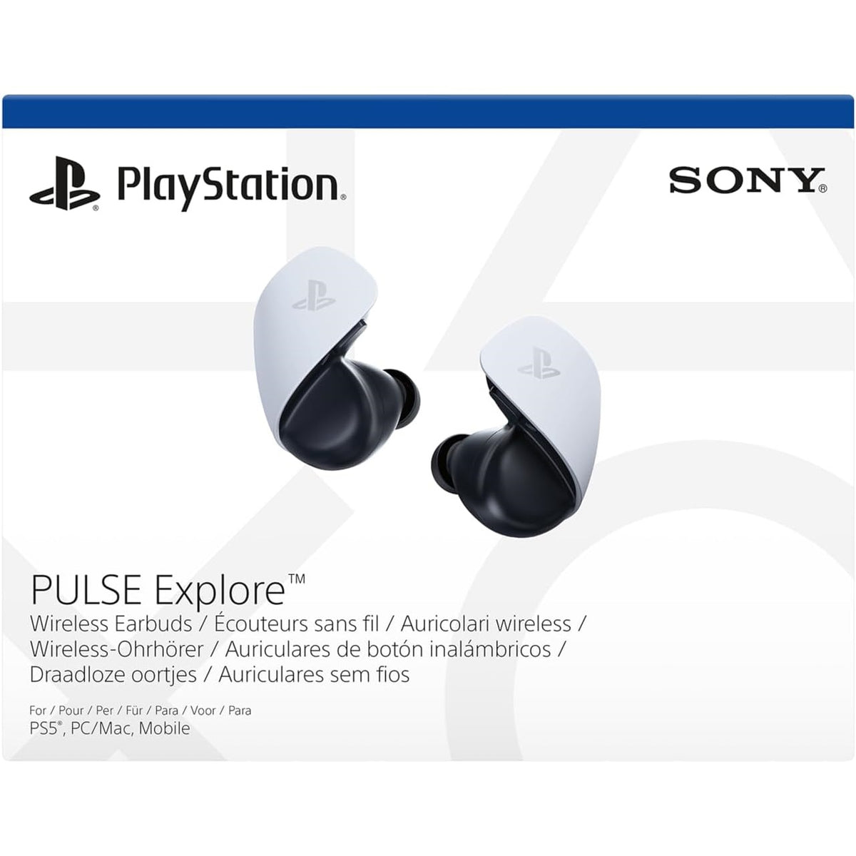 Sony - PULSE Explore Wireless Gaming Earbuds - for PS5 - White CFI-ZWA2
