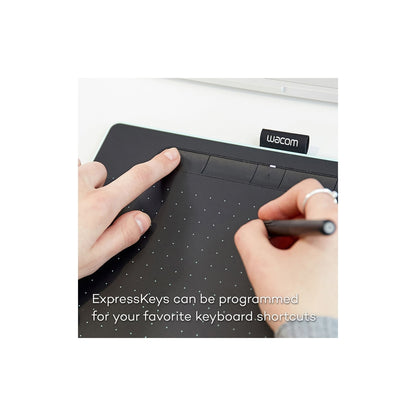 Wacom Intuos Bluetooth Creative Pen Tablet Small, Black