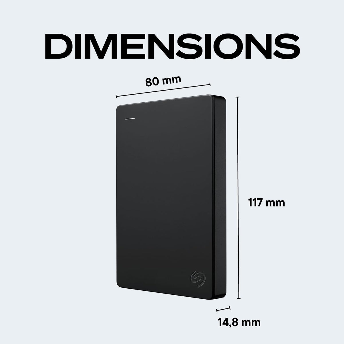 Seagate Portable 2TB External Hard Drive Portable HDD STGX2000400 - Black