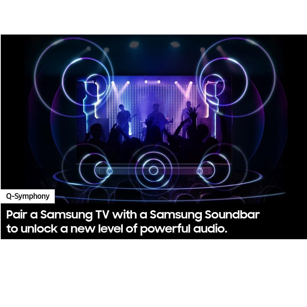 Samsung 5.1 Ch Sound Bar w/ Subwoofer Q-Symphony & Dolby ATMOS - HW-Q65C