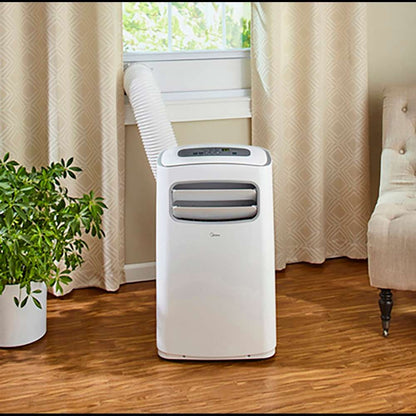 Midea SmartCool 12,000 BTU Cools up to 275 sq. ft. Portable Air Conditioner MAP12S1CWT