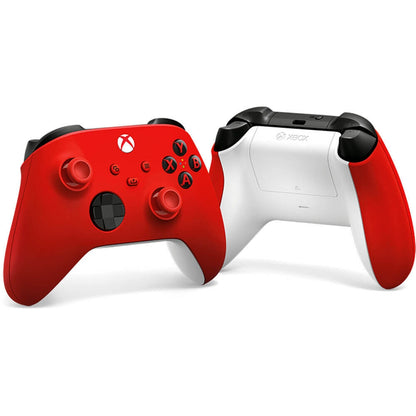 Microsoft Xbox Wireless Controller for Xbox Series X, Xbox Series S, Xbox One, PCs, and Cloud-Enabled Devices Pulse Red QAU-00011