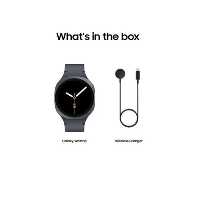 Samsung Galaxy Watch 8 44mm Aluminum Smartwatch LTE Graphite (2025) SM-L335UDAAXAA