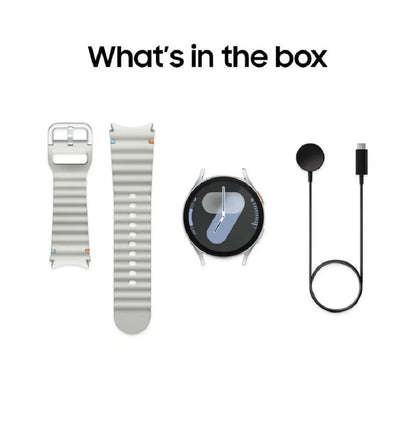 Samsung Galaxy Watch 7 44mm Smartwatch LTE Silver 32 GB (2024) SM-L315UZSDXAA