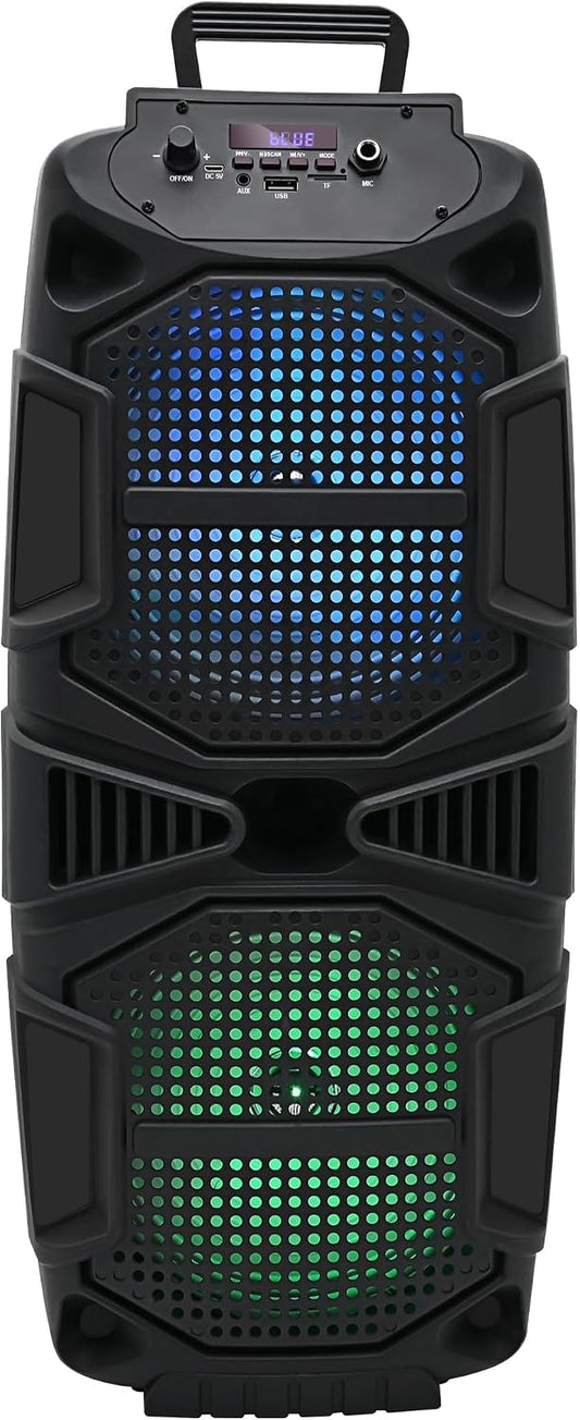 Technical Pro SPARK28 Rechargeable LED Bluetooth Speaker with TWS