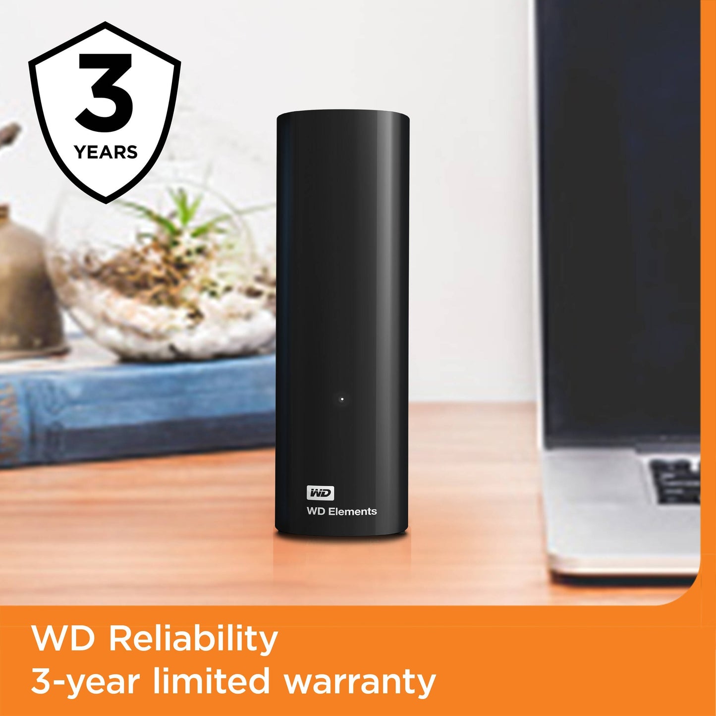 WD 16TB Elements Desktop USB 3.2 Gen 1 External Hard Drive WDBWLG0160HBK-NESN