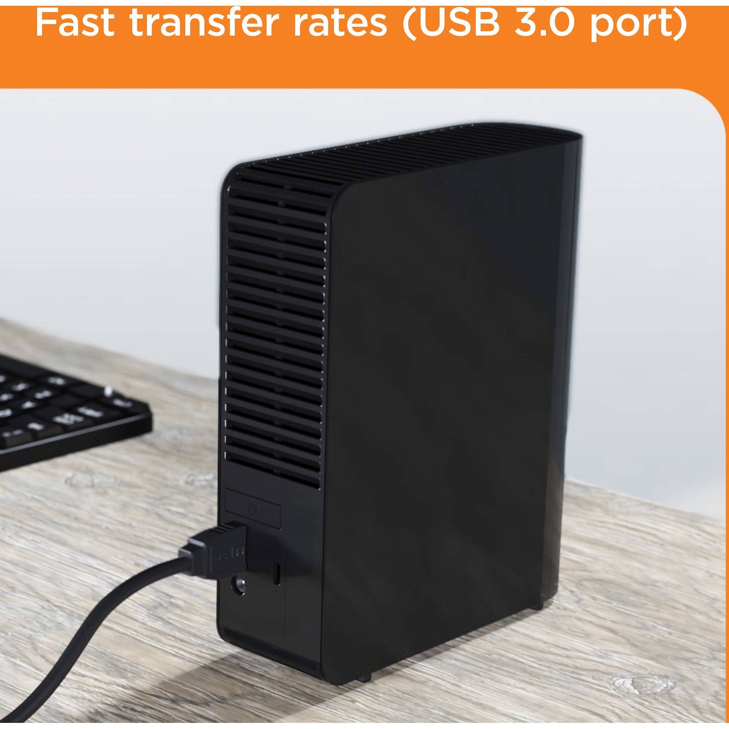 WD 16TB Elements Desktop USB 3.2 Gen 1 External Hard Drive WDBWLG0160HBK-NESN