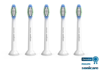 Philips Sonicare Simplyclean (C1) Replacement Toothbrush Heads, 5-pk, HX6015/03