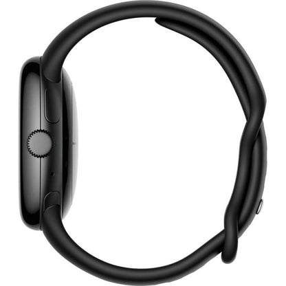 Google - Pixel Watch Smartwatch 41mm with Obsidian Active Band Wifi/BT - Black Stainless Steel