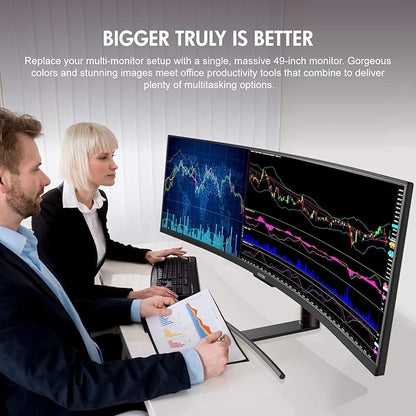49" Super Ultrawide Curved Monitor | 1440p 120Hz 3ms 1800R | 5120x1440p, 32:9 Dual QHD Monitor | | 2X HDMI 2.0, 2X DP 1.4, 3.5mm  - SUW49DA