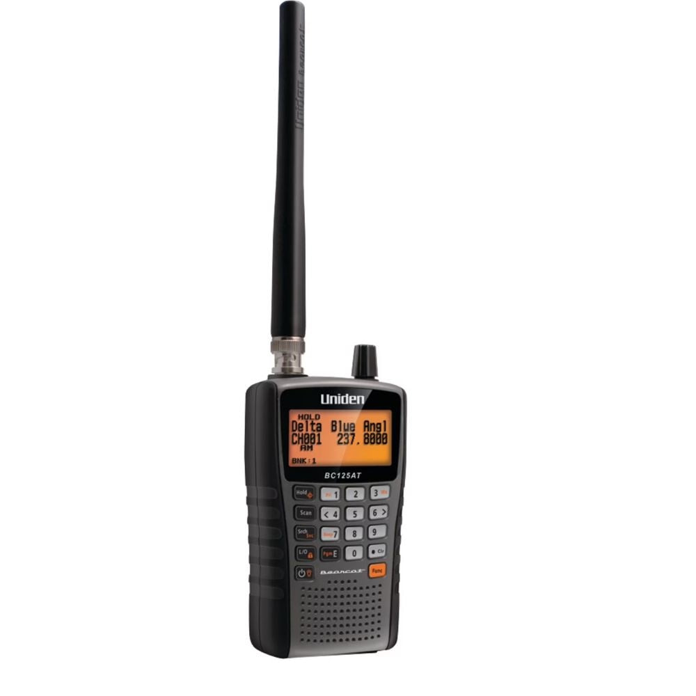 Uniden BC125AT Bearcat Compact Handheld Analog Scanner Gray