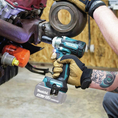 Makita XWT15Z 18V LXT Lithium-Ion Brushless Cordless 4-Speed 1/2" Sq. Drive Impact Wrench w/Detent Anvil, Tool Only