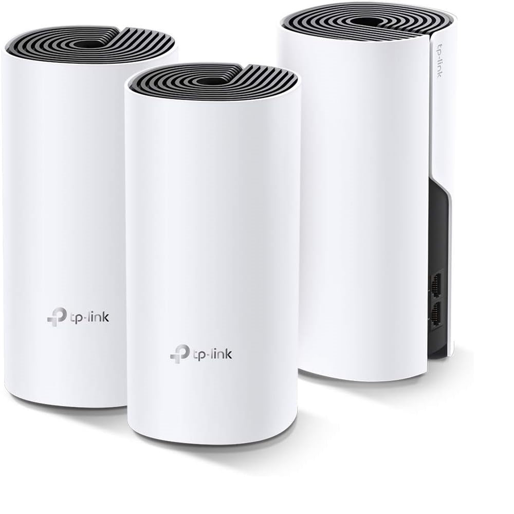 TP-Link Deco AC1200 Dual-Band Mesh Wi-Fi 5 System (3-Pack) White DECOM4-3PK