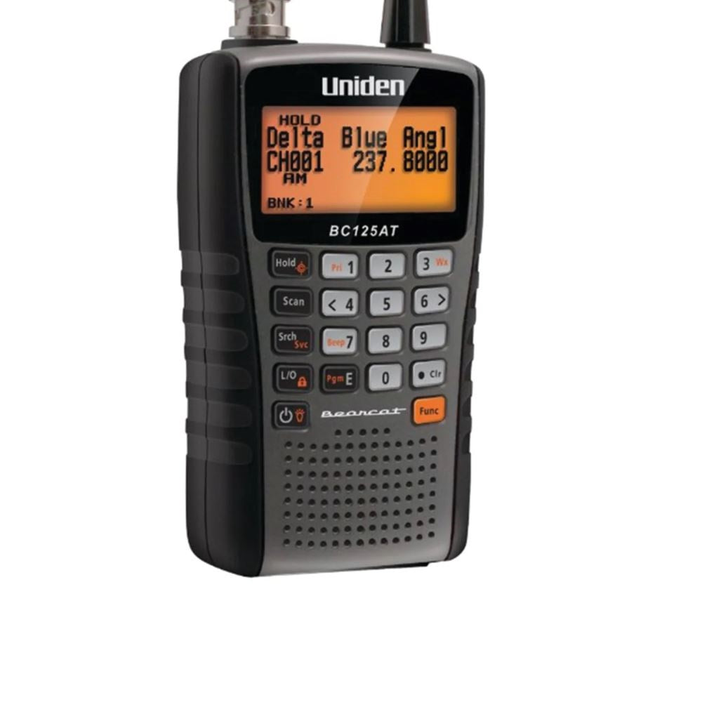 Uniden BC125AT Bearcat Compact Handheld Analog Scanner Gray
