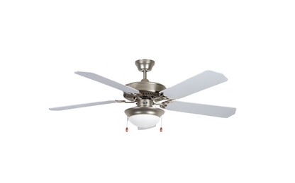 Concord Heritage Home 52" Satin Nickel LED Indoor Ceiling Fan Light Kit 5-Blade 52HEF5SN-MB-LED