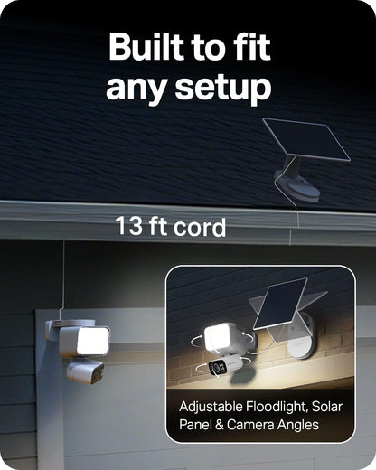 TP-Link Tapo C615F Kit 2K Solar-Powered Floodlight Pan & Tilt Security Camera Kit