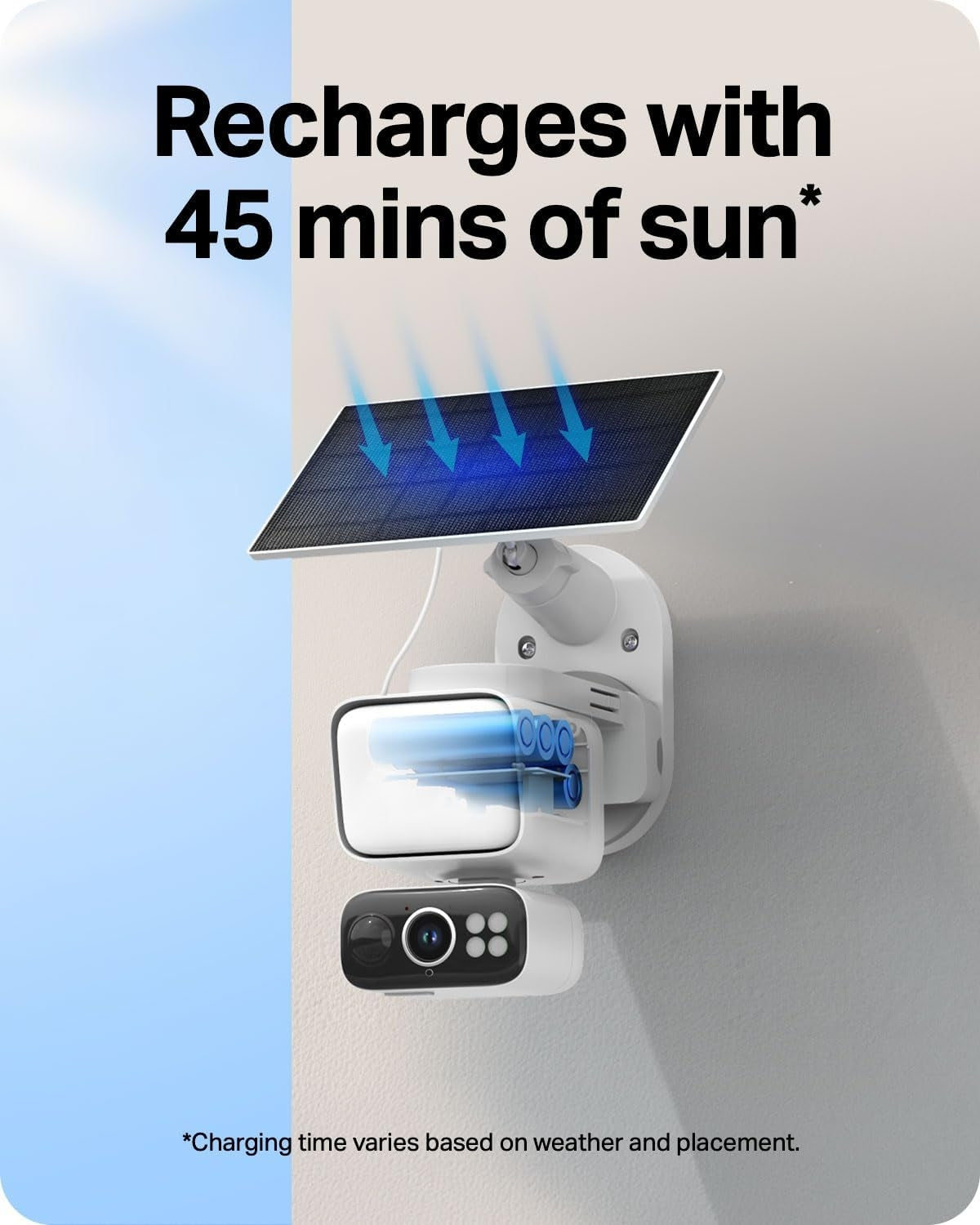 TP-Link Tapo C615F Kit 2K Solar-Powered Floodlight Pan & Tilt Security Camera Kit