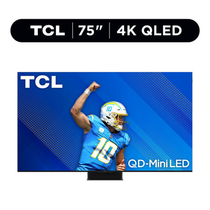 TCL 75" Q Class 4K UHD HDR QD-Mini LED Smart TV with Google TV – 75QM851G