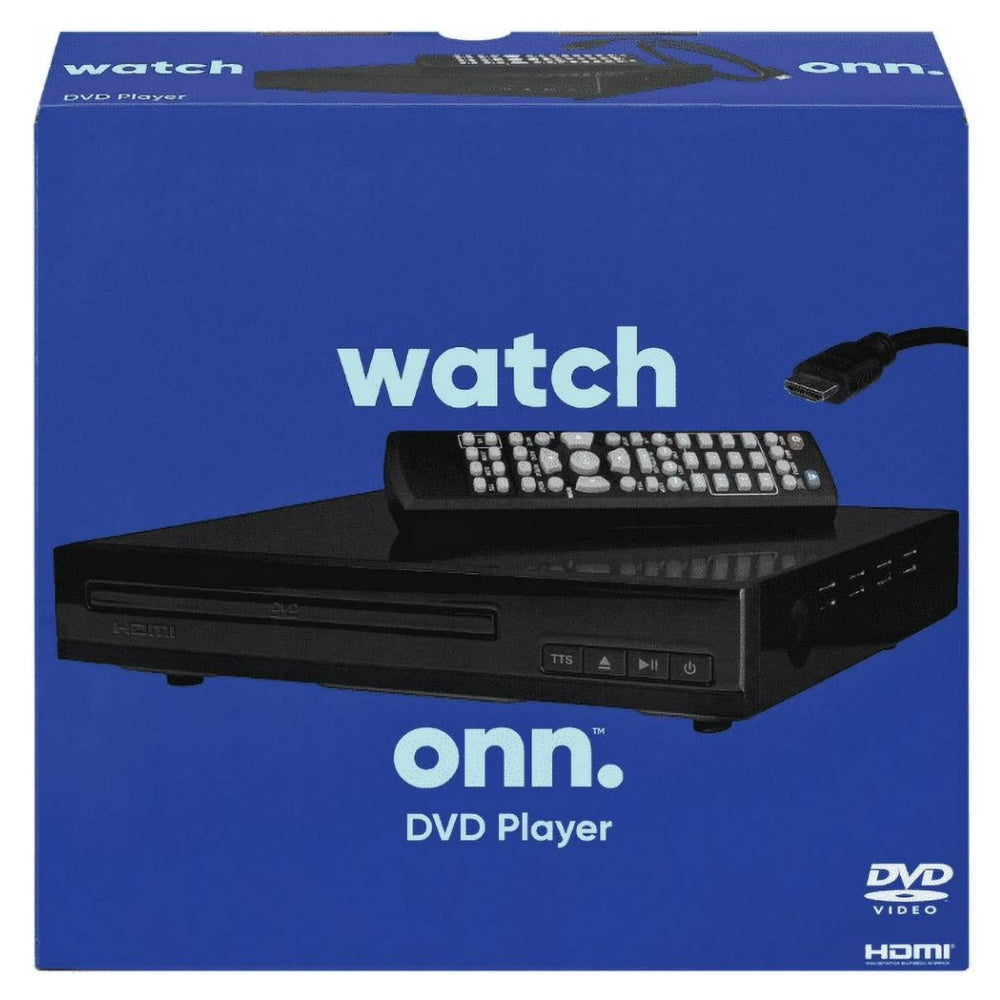 onn. HDMI DVD Player with Built-In Wi-Fi 1080p Output 100144581