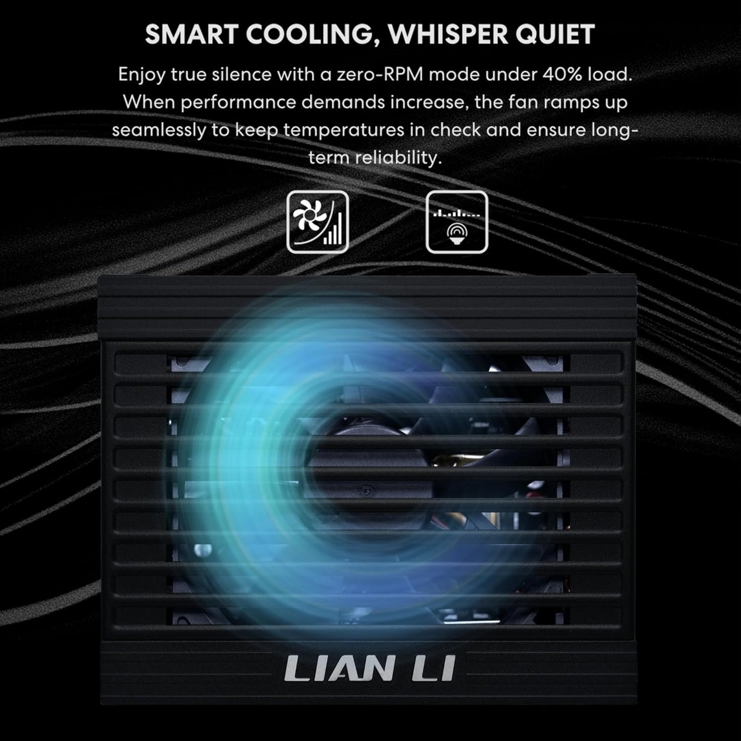 Lian Li 1000W Platinum Power Supply-SFX Form Factor-Black-SP1000P.B