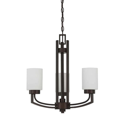 Sunset Lighting 3-Light Chandelier 100W Hadley Provincial Bronze - F22004-64