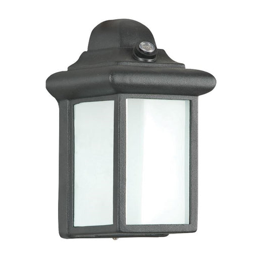 Sunset Lighting 1-Light LED Lantern 9W 4000K w/ Photo Cell Black - F7974-31