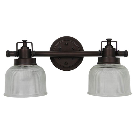 Sunset Lighting 2-Light 100W Mb Wren Vanity Provincial Bronze F3192-64