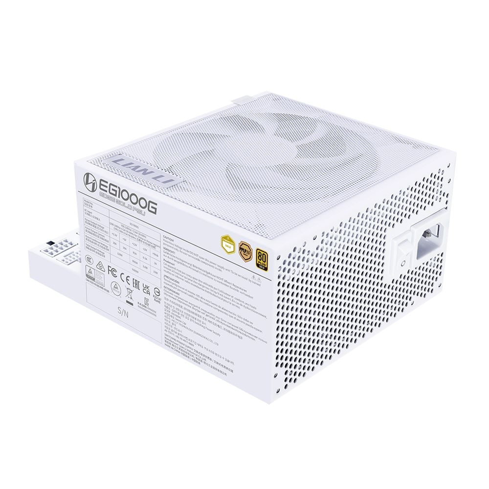 Lian Li EDGE GOLD 1000W 80 PLUS Gold Modular ATX Power Supply White EG1000G.WH