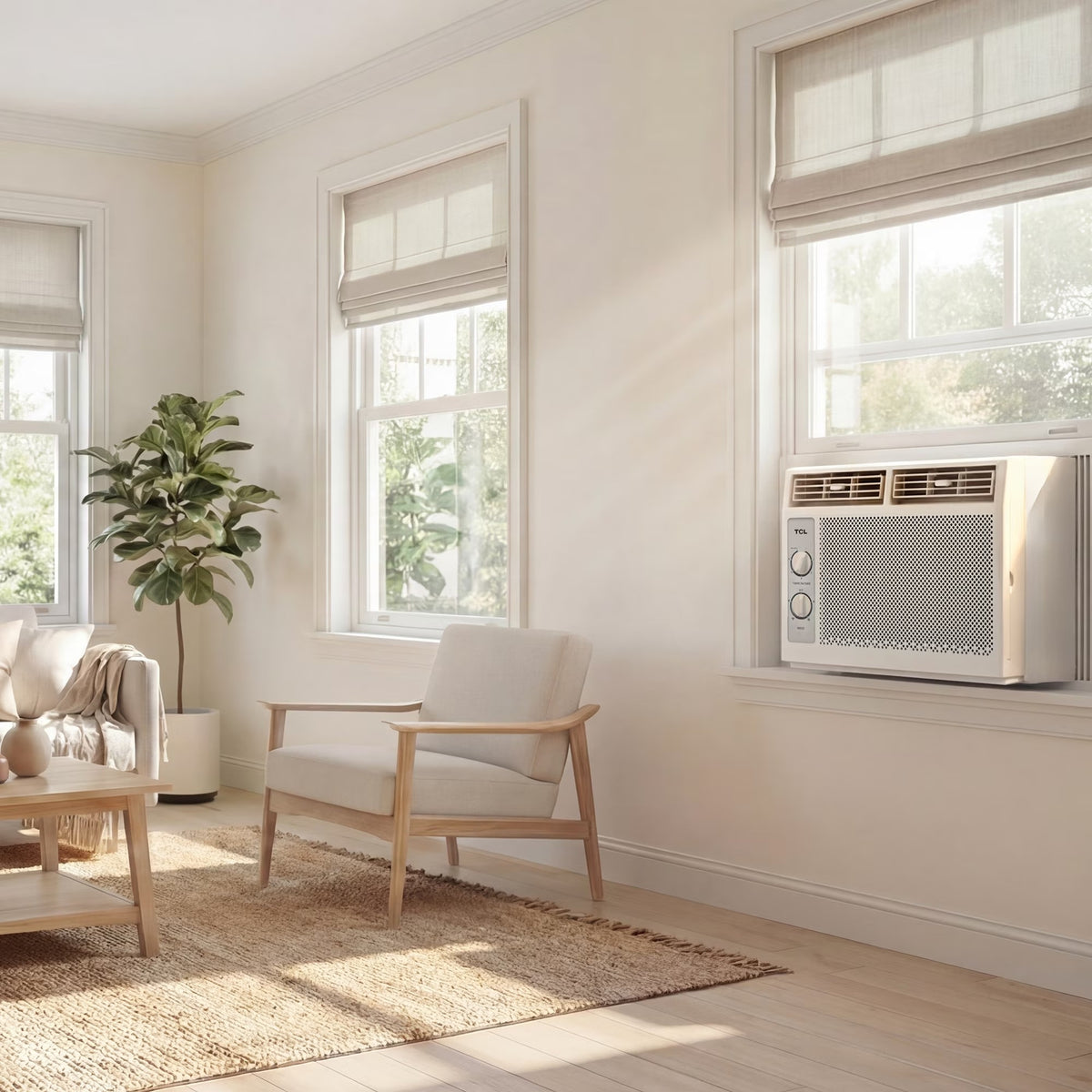 TCL 5,000 BTU 150 sq. ft. Mini Mechanical Window Air Conditioner - W5WM-3