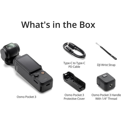 DJI Osmo Pocket 3 Vlogging Camera with 1'' CMOS & 4K/120fps Video