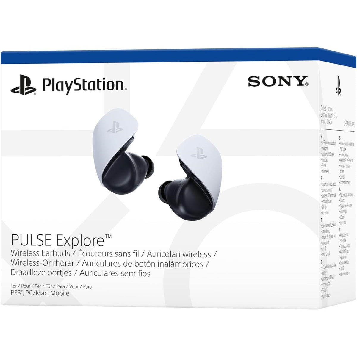Sony - PULSE Explore Wireless Gaming Earbuds - for PS5 - White CFI-ZWA2