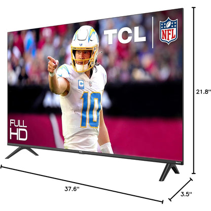 TCL 43-Inch Class S3 1080p LED Smart TV with Roku TV 43S350R