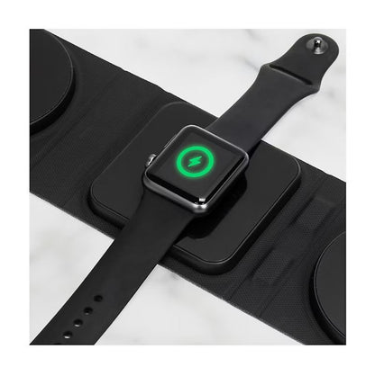 iHome 3-in-1 Foldable Wireless Charging Pad with USB-C Wall Charger and USB-C to A Cable 2IHQI2233D0L2